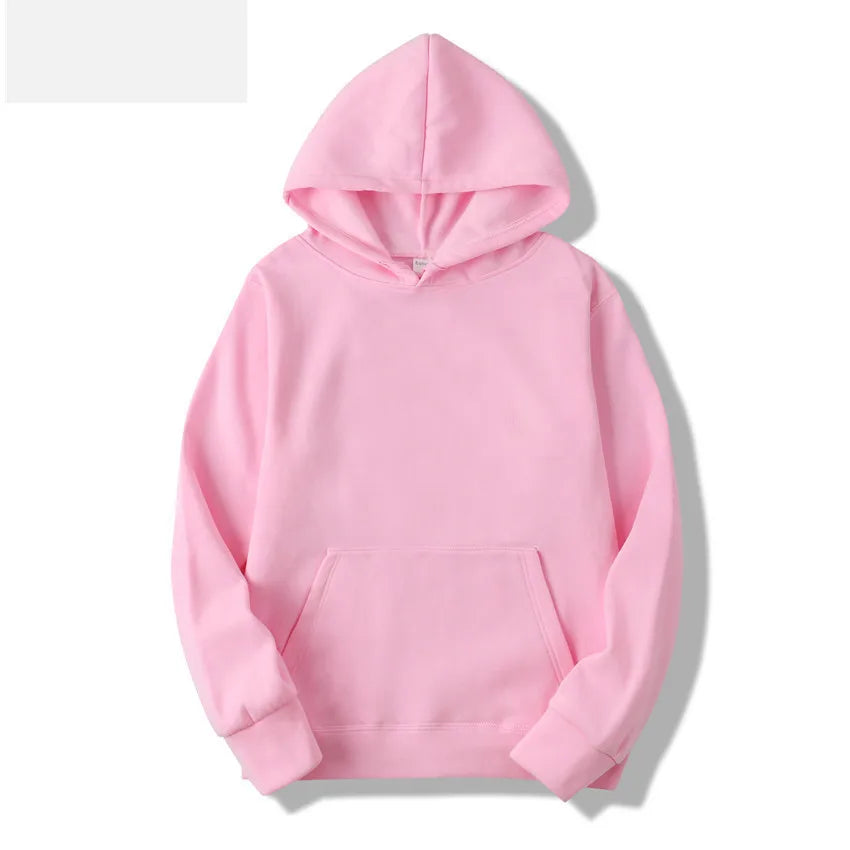 Plush women's hoodie winter fashion hoodie women's casual pocket pullover sports hoodie
