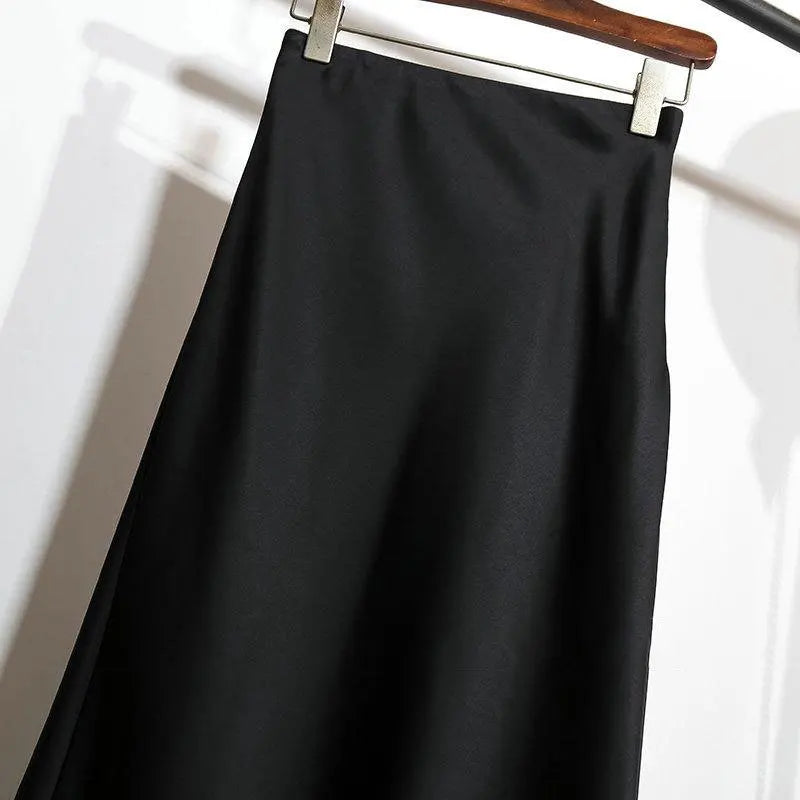 Satin Long Skirt for Women