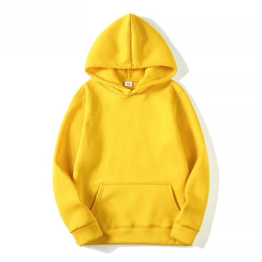 Plush women's hoodie winter fashion hoodie women's casual pocket pullover sports hoodie