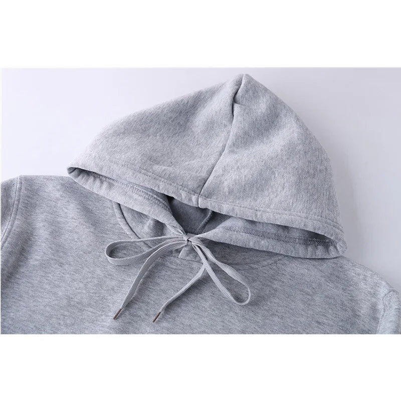 Plush women's hoodie winter fashion hoodie women's casual pocket pullover sports hoodie
