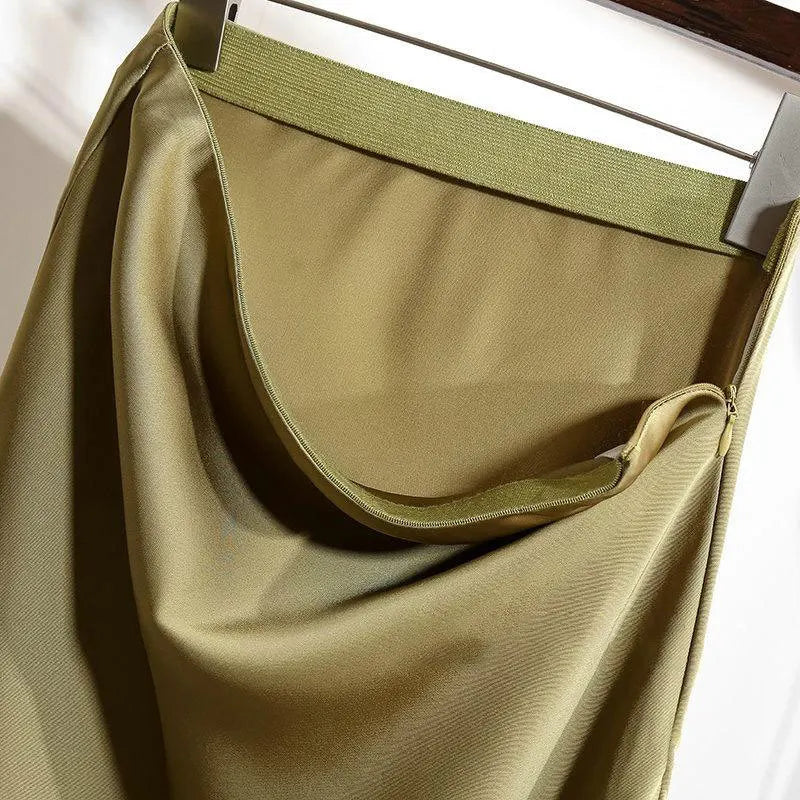 Satin Long Skirt for Women