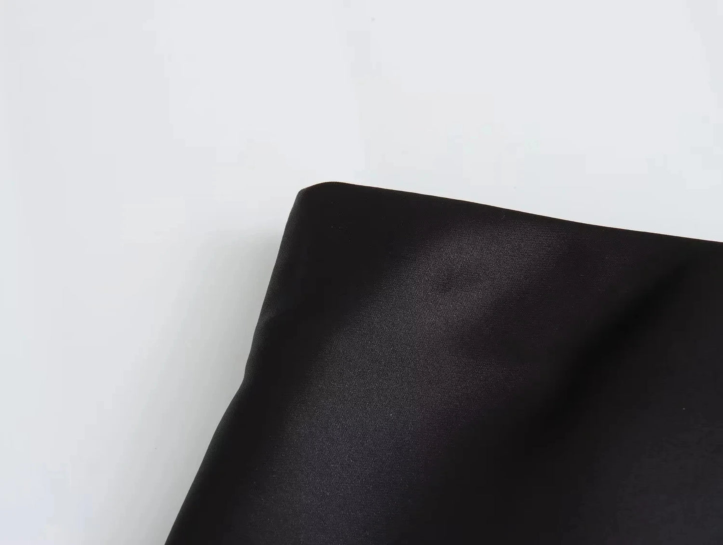 Vintage Satin Solid Long Skirts Women High Waist Elastic Silky Skirts Fashion 2025 Spring Elegant Straight Skirt