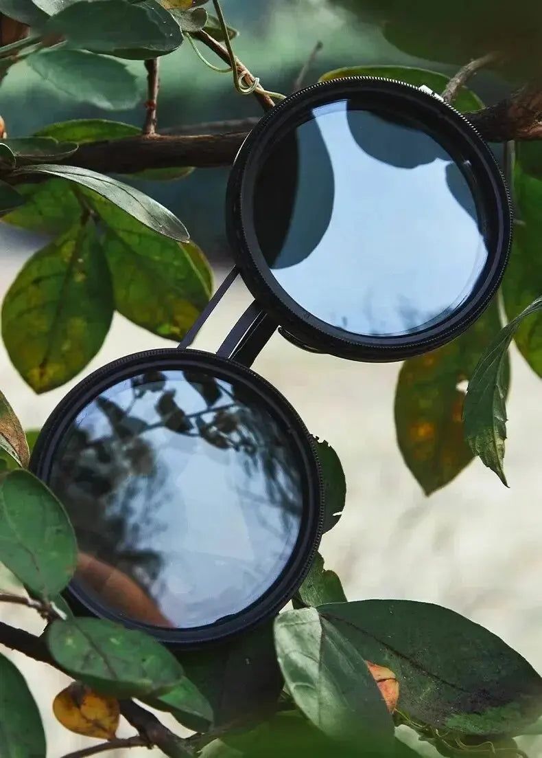 Handmade ND9 adjustable dimming sunglasses