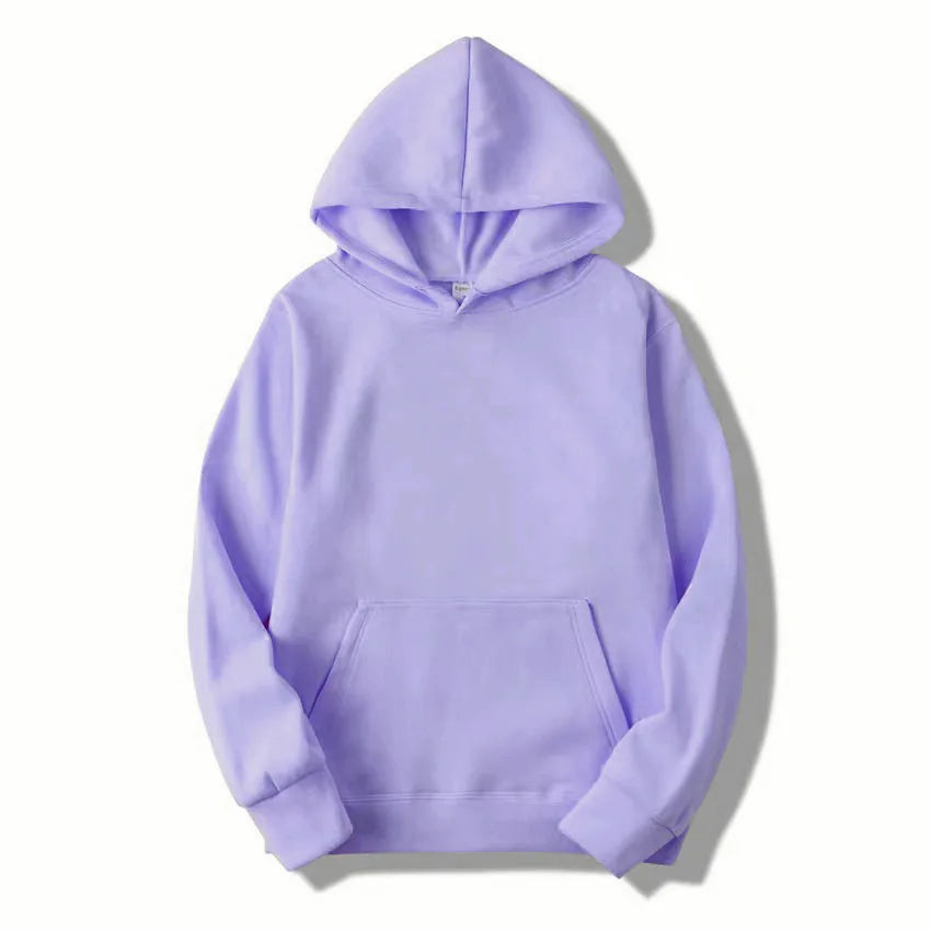 Plush women's hoodie winter fashion hoodie women's casual pocket pullover sports hoodie