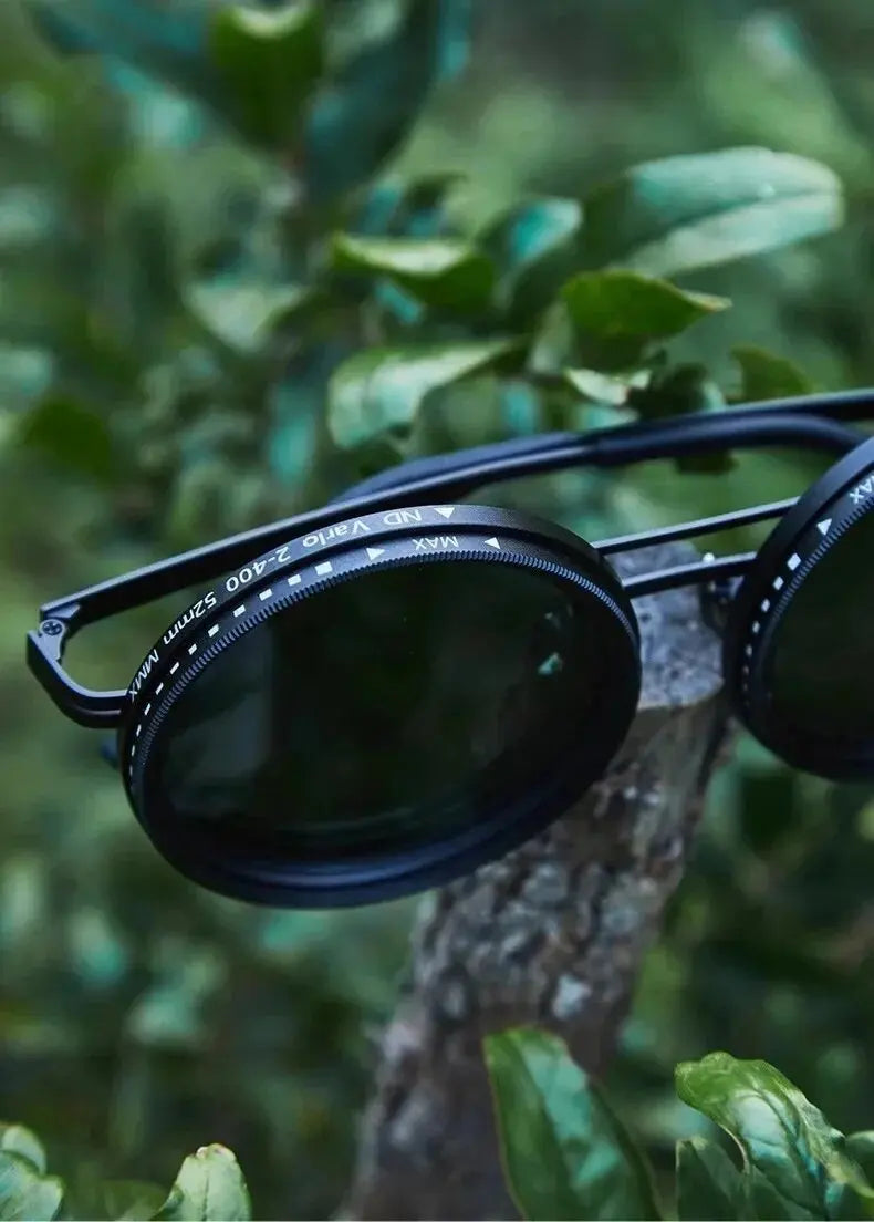 Handmade ND9 adjustable dimming sunglasses