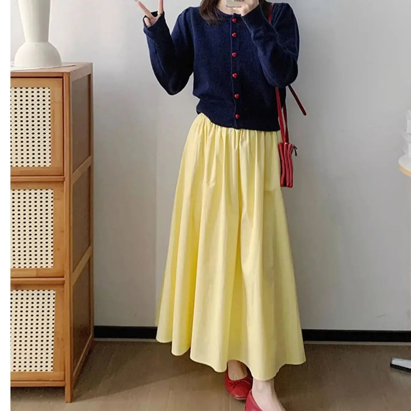 Elastic waist slim pants skirt summer and autumn leisure loose long skirt women's clothing