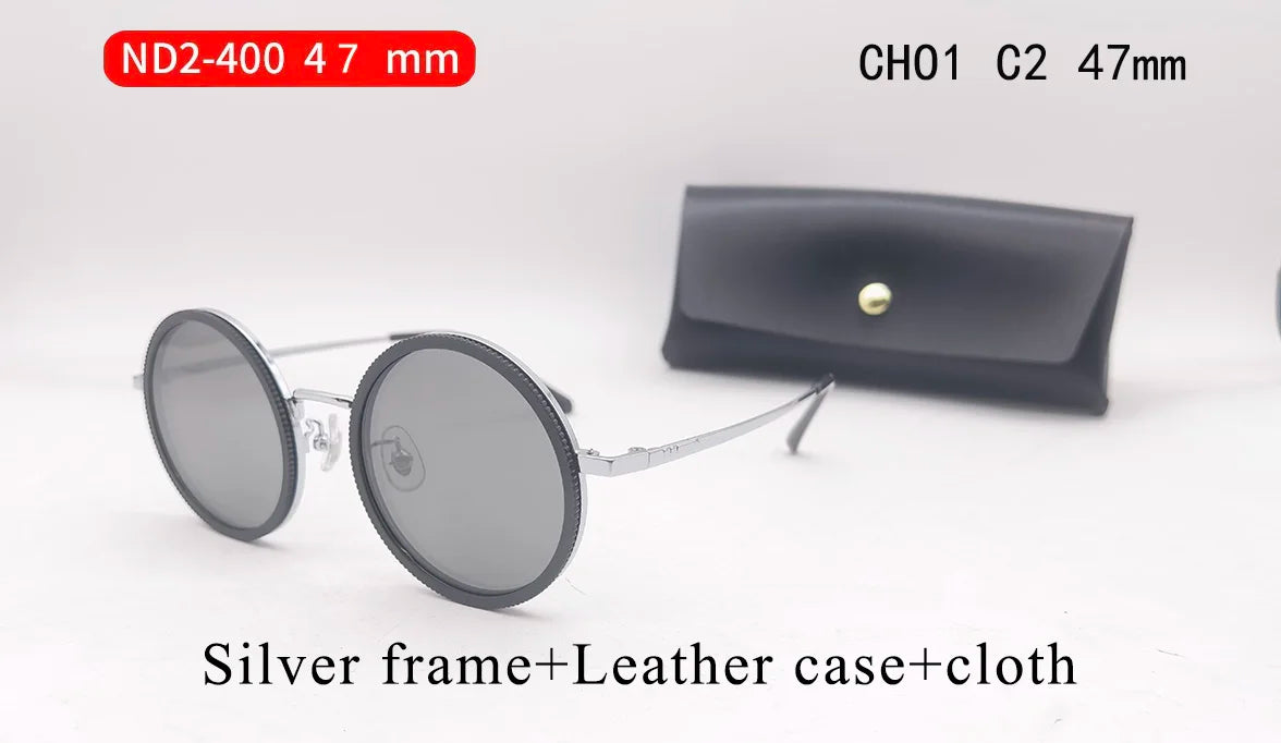 Handmade ND9 adjustable dimming sunglasses