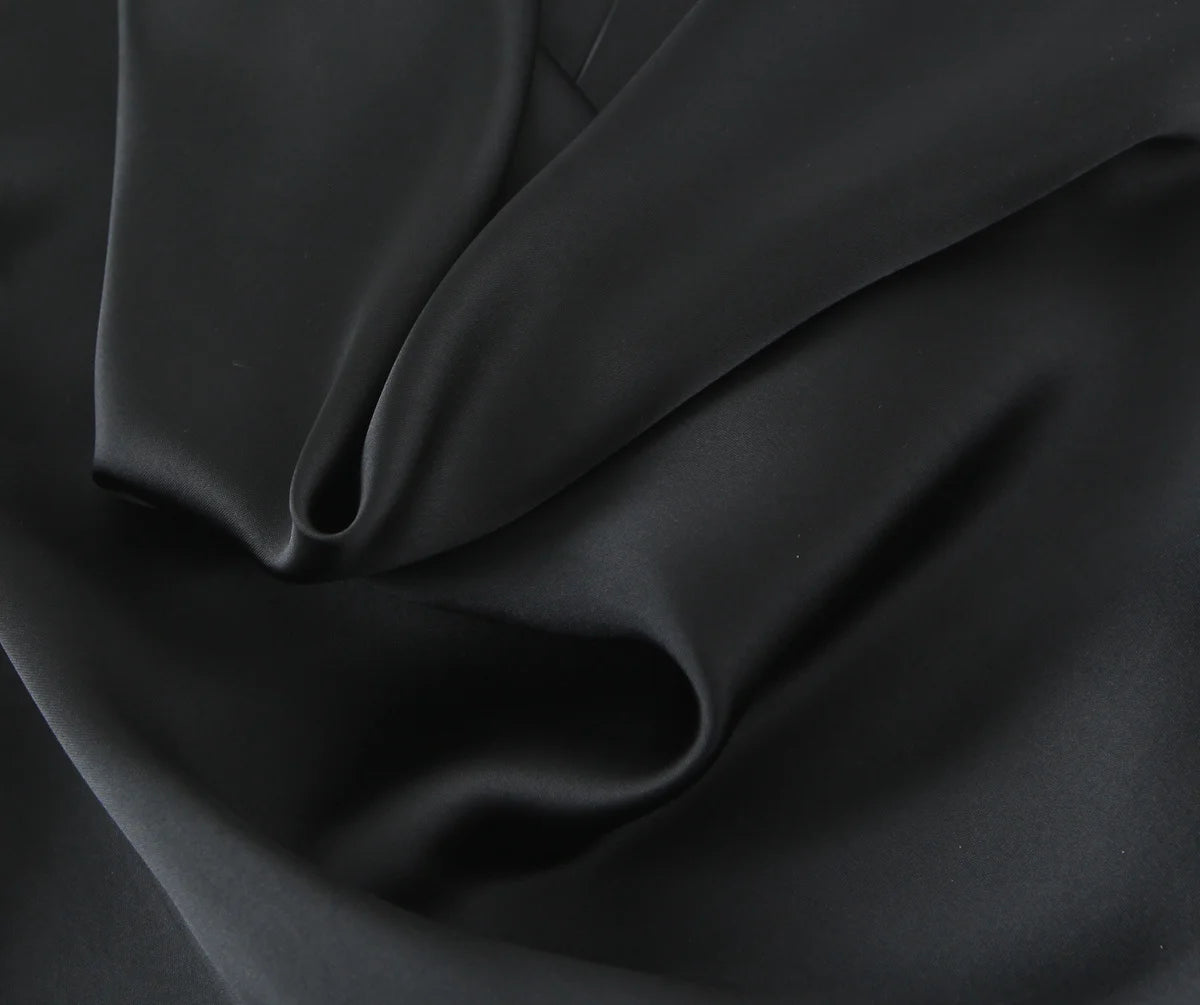 Women Satin Halter Top with Adjustable Tie Sleeveless Open Back Solid Collar Vest Summer Beach Style Casual Blouse